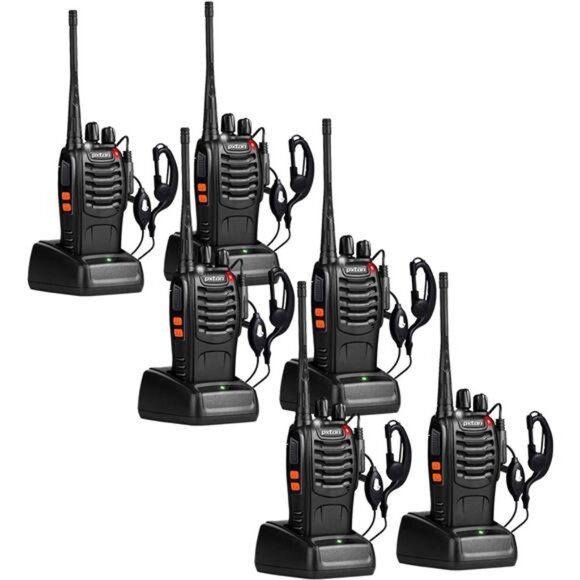 Two Way Radios Long Range Walkie Talkies for Adults with Headphones,16 Channel - Picture 1 of 7